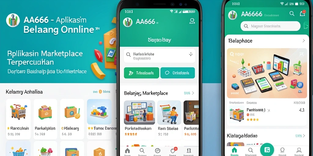 Tampilan antarmuka utama AA666 yang modern dan intuitif.