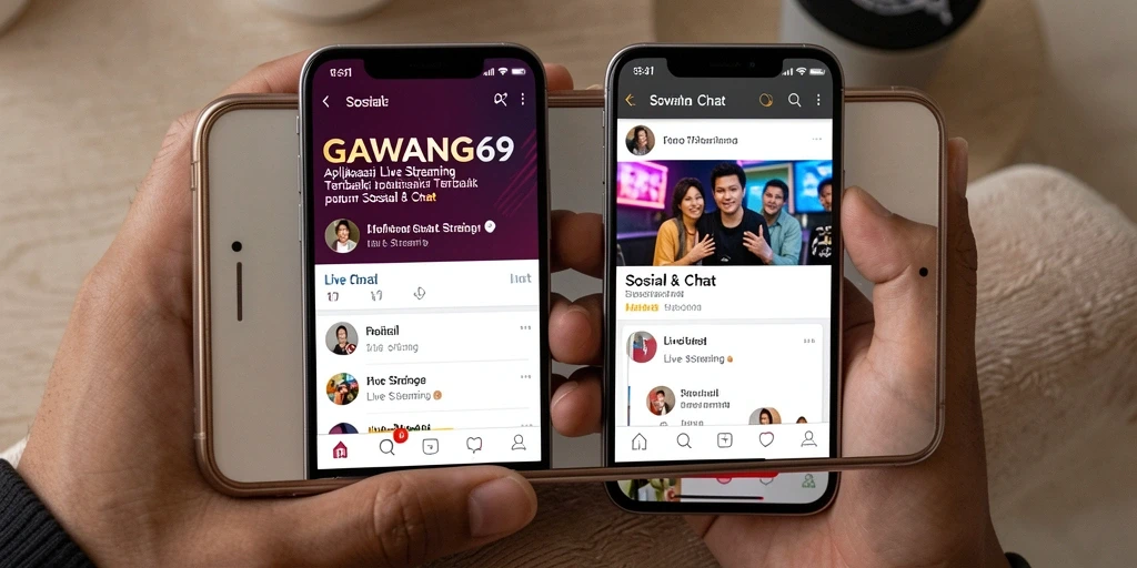 Tampilan antarmuka GAWANG69 menunjukkan pengalaman Live Streaming yang interaktif.
