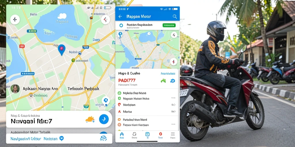 Tampilan antarmuka PADI777 yang intuitif untuk Navigasi Motor.